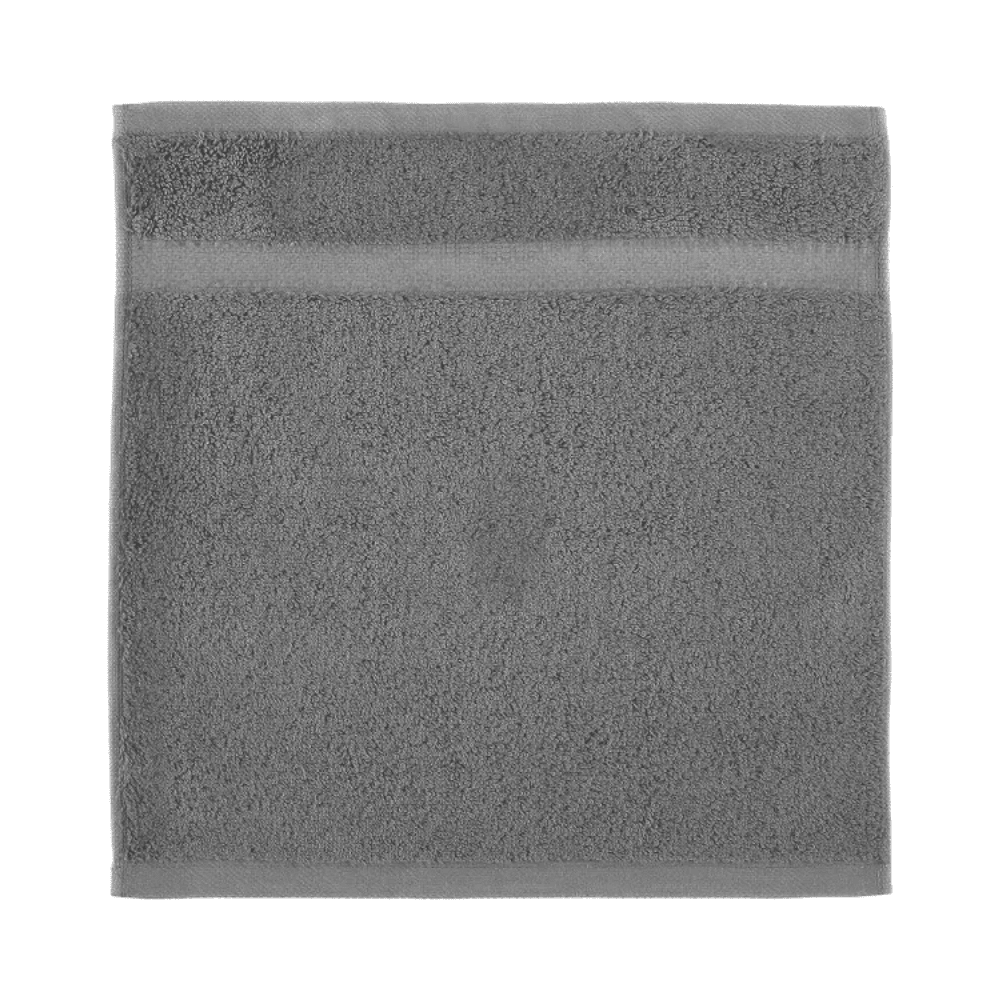 Colored Spa/Hotel Washcloth - Grey White cotton towels wholesale for hotel chains