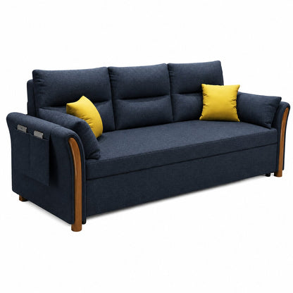 Modern Convertible Folding Sofa Bed with Storage
