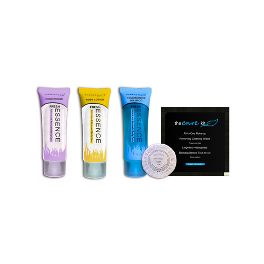  ELITE PRO Bundle with Fresh Essential Lotion, Shampoo, Conditioner, Makeup Remover Wipe, and Body Soap - shop now at CHS