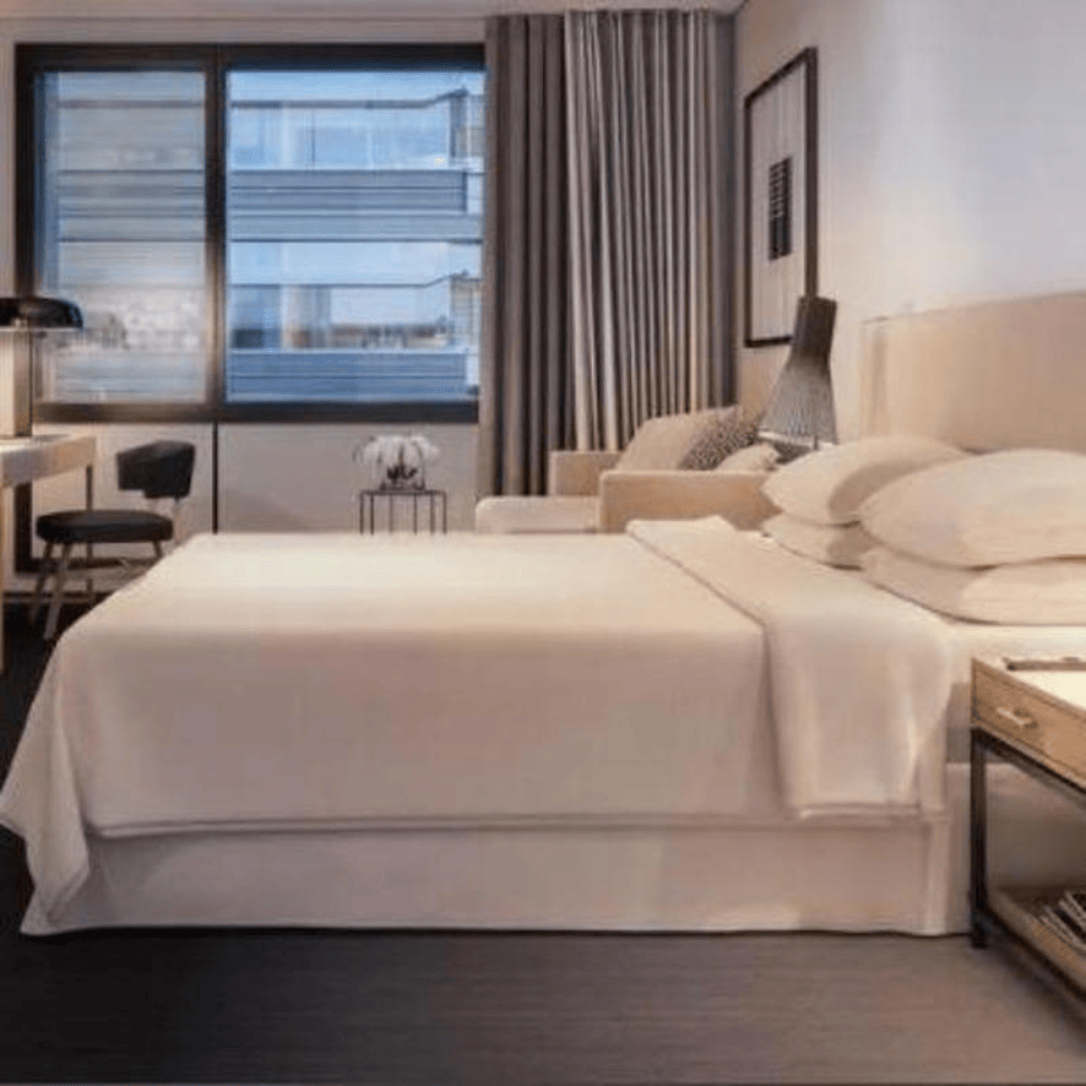 Custom Design Bed Skirts (5 Open-Pleat Design) - Premium Bedskirts from HYC Design - Just $82.99! Shop now at HYC Design & Hotel Supply