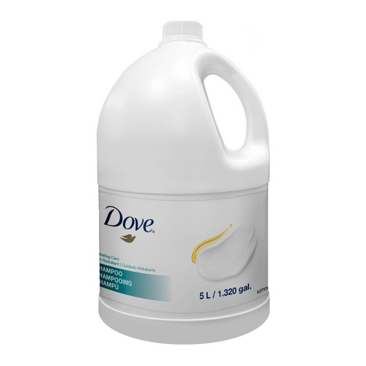 5L Dove Hydrating Care shampoo refill, nourishing and moisture-rich formula ideal for hotel bathroom dispensers