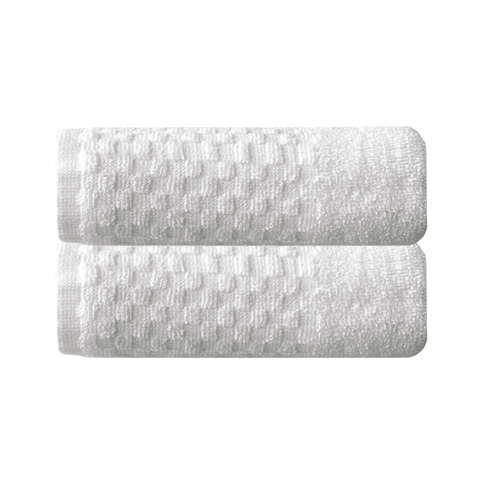 White cotton towels wholesale for hotel chains jacquard towels DT Series - Hand Towel