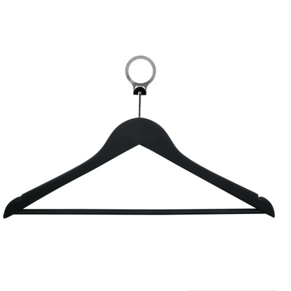 Black Wood Hangers