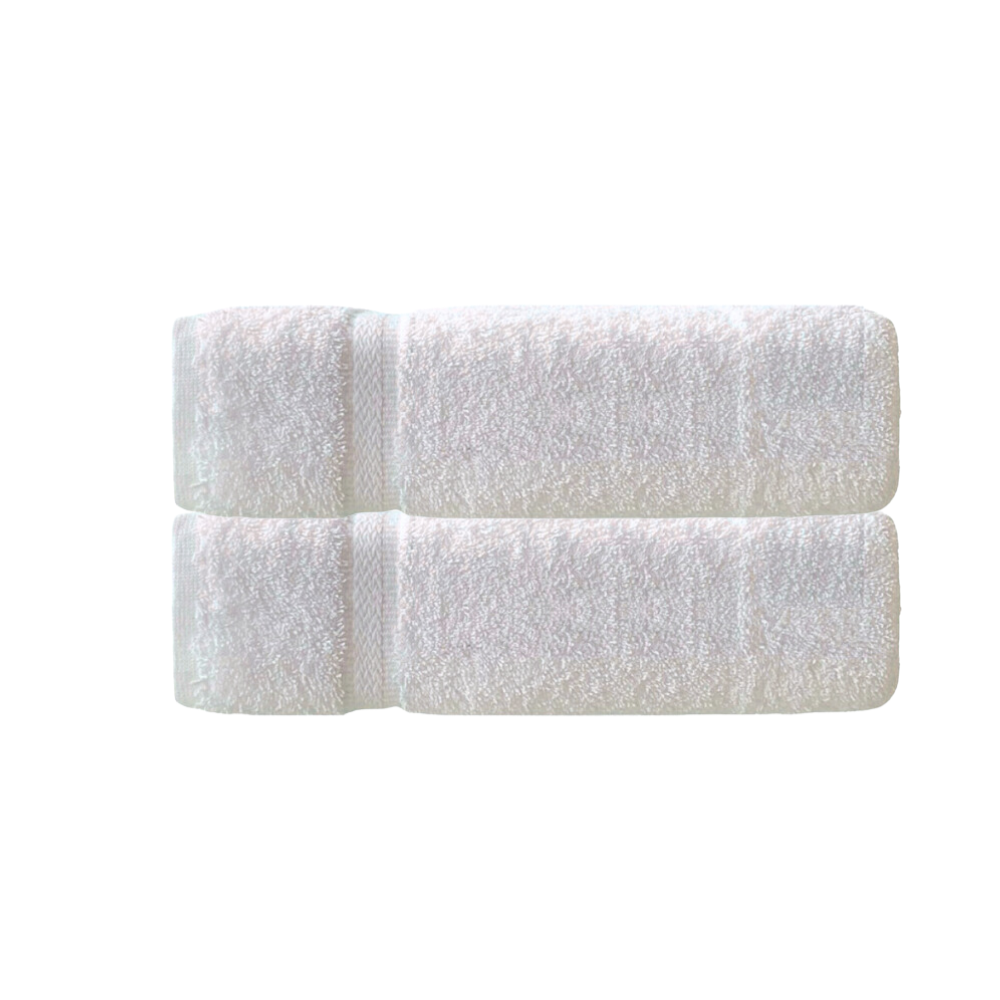 dobby border towels White cotton towels with border design wholesale HH Series - Quick-Drying Bath Towel 