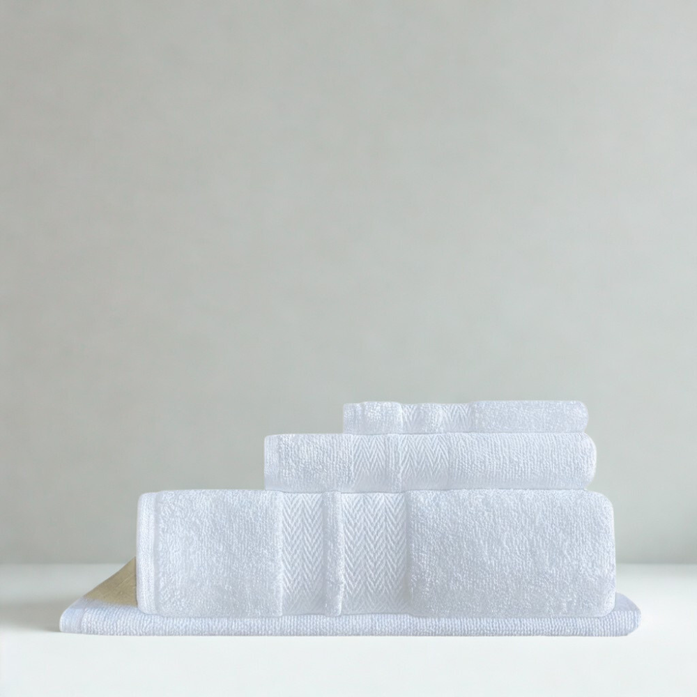 Cotton towel collection, bath and hand linens for hotels, spas, and guest room comfort