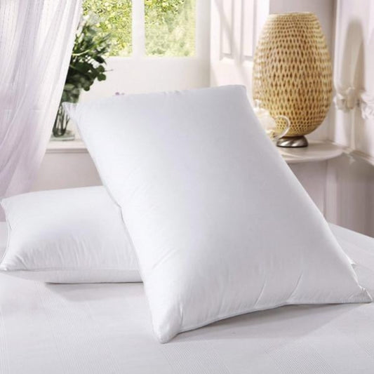 Eco-friendly memory foam pillow with premium ergonomic design for back sleepers, ideal for a luxury dorm room setup or affordable Airbnb stays.