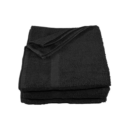 High-Quality Colored Spa & Hotel Bath Towels - Blackack coloured soft, comfortable, affordable hotel, RB&B bulk supply wholesale home decorative towels