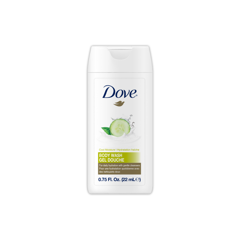 Dove Pro Cucumber Cool Mini Body Wash at Canadian Hotel Supplies