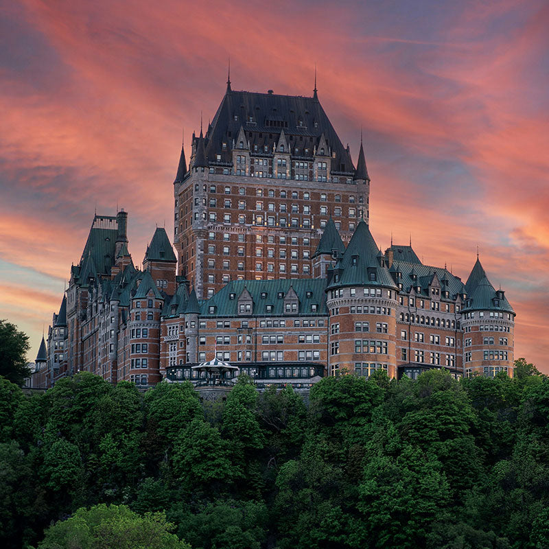 Château Frontenac at sunset