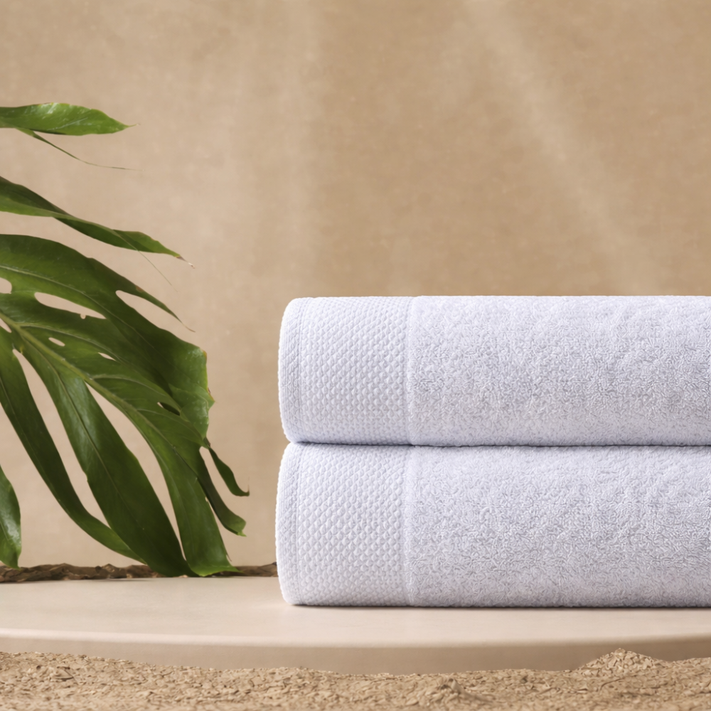 Hotel and spa bath towels engineered for consistent absorbency, durability, and premium guest comfort