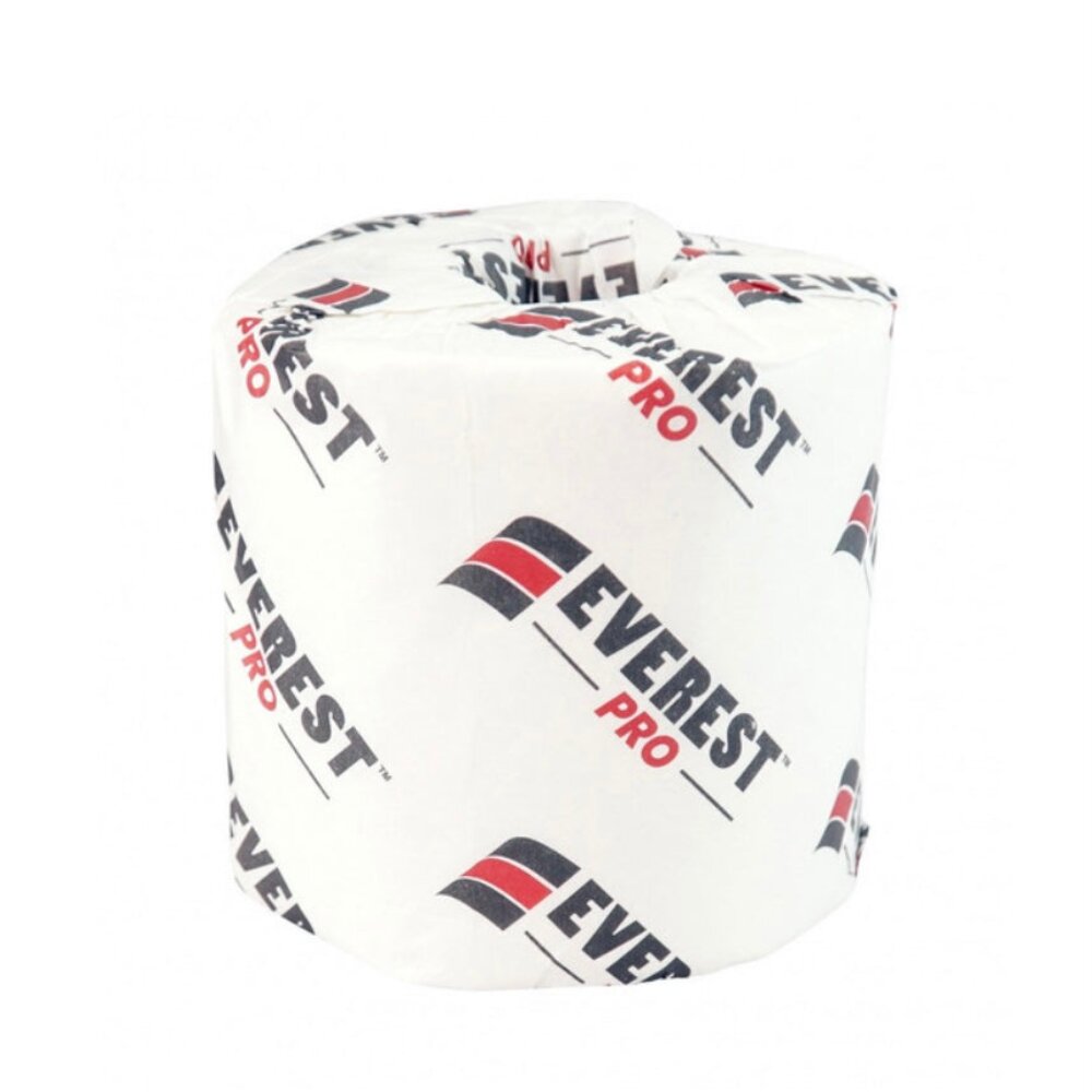 Everest Pro Toilet Tissue - 2ply - 500 sheets/roll (48 rolls/case) : Premium Quality Experience: Everest Pro Toilet Tissue Crafted with High-Quality and Ultra-Soft Materials - shop now at Canadian Hotel Supplies