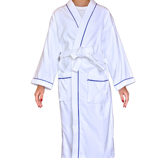 Velour Terry Kimono Bathrobe