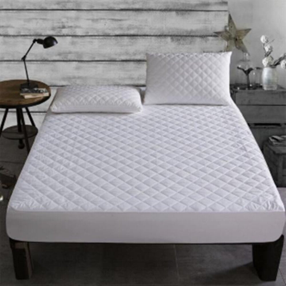 Durable quilted mattress pads for hotels, Airbnb, and motels, designed for extra comfort, available for wholesale 