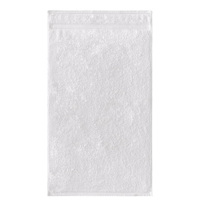 Wholesale white cotton towels with stylish border for spas dobby border towels Hand Towel 16x30" Full