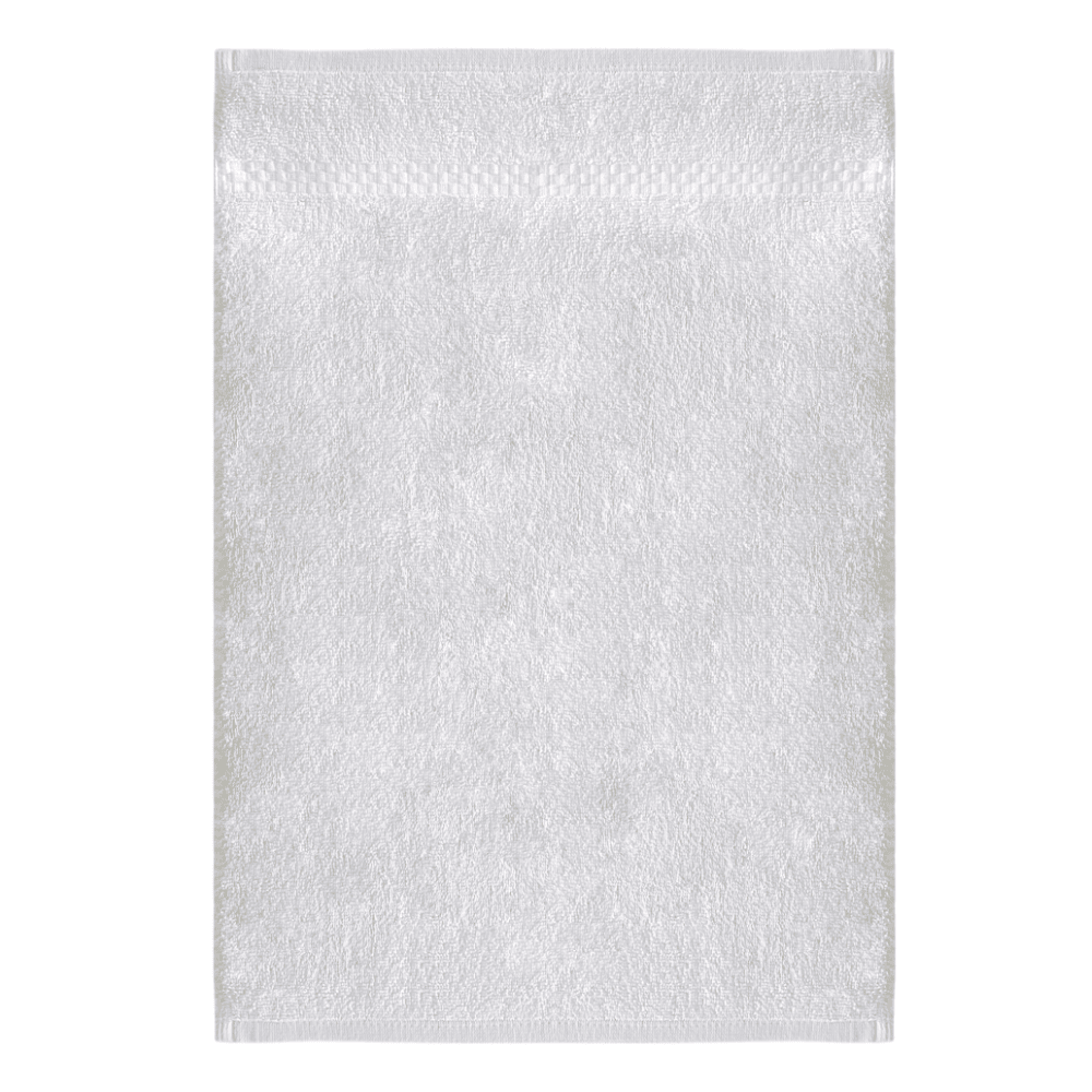 White 100% cotton hotel towels wholesale MA SERIES - Hand Towel full view.