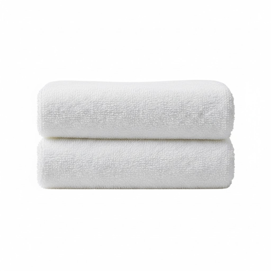 Full terry bath towels designed for bulk hospitality use, offering reliable absorbency, durability, and consistent performance