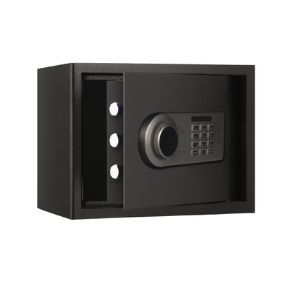Heavy-duty hotel electronic key lock safe box, designed for hospitality use and reliable theft protection