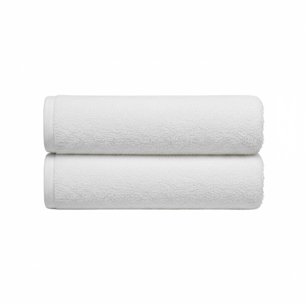 Oversized cotton bath sheets designed for hotel use, offering consistent softness, durability, and full guest coverage