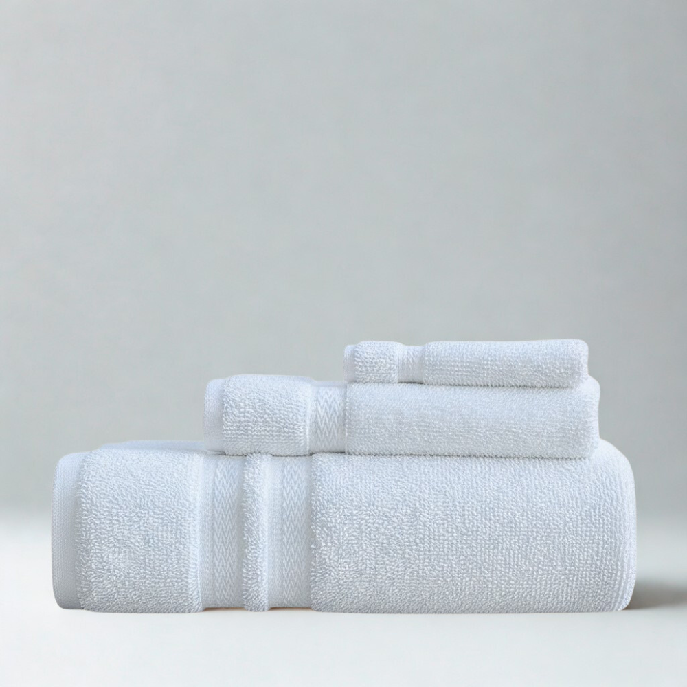 Hospitality bath towel grouping, cotton linens for hotels and commercial guest use
