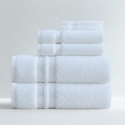Hotel bath cloth collection, soft and absorbent cotton towels for hospitality use