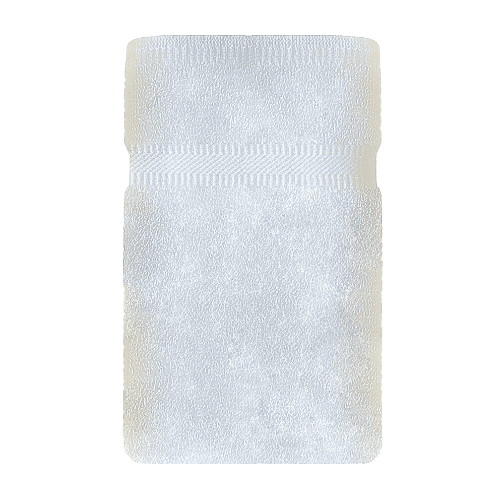 White cotton hotel towels with border design at wholesale price dobby border towels Hand Towel 16x30"