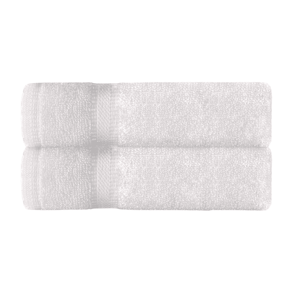 Soft 100% cotton towels with border for hotel lobbies dobby border towels Hand Towel 16x30" different view