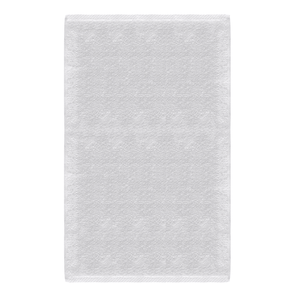 White cotton towels with border design for hotel bathrooms HEN Series - Hand Towel