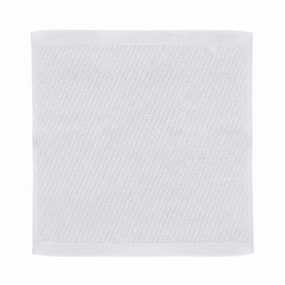 Premium cotton washcloths with a ribbed texture designed for bulk hospitality use, offering softness, absorbency, and durability