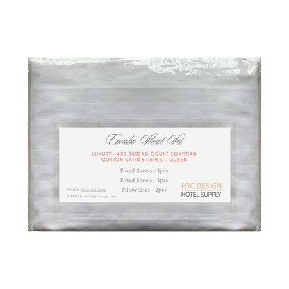 Luxury 400 Thread Count Sheet Sets (Multiple Sizes)