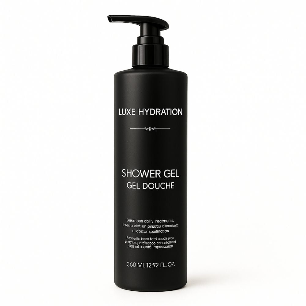 Premium shower gel 360ml for hotel amenities and Airbnb use. Provides a refreshing cleanse with a luxury scent and silky texture.
