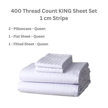 Luxury 400 Thread Count Sheet Sets (Multiple Sizes)