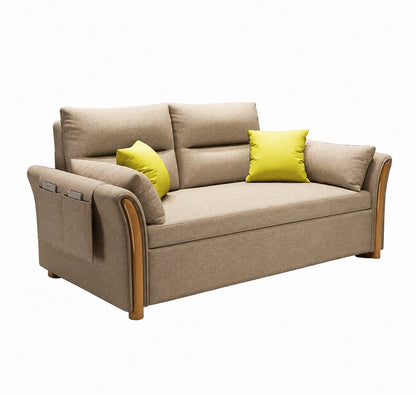 Modern Convertible Folding Sofa Bed with Storage