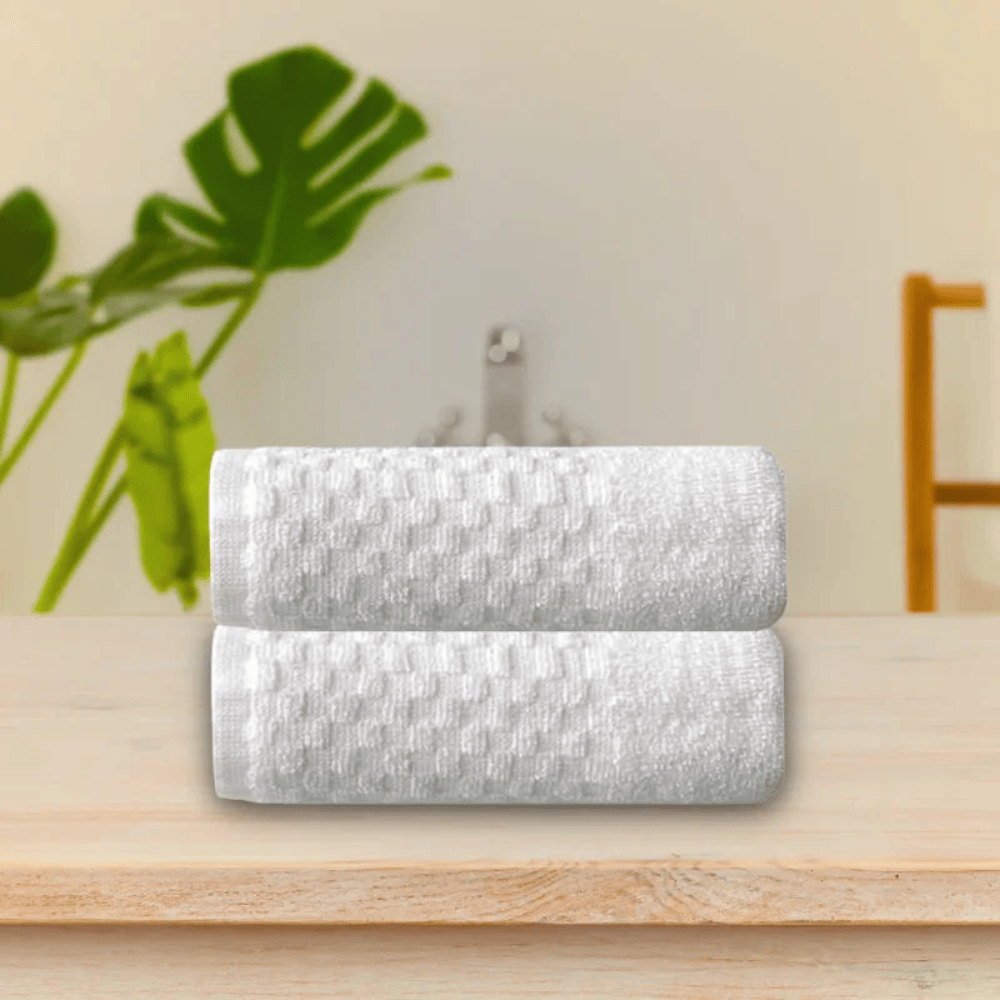 Wholesale white cotton towels for resorts jacquard towels DT Series - Hand Towel different view