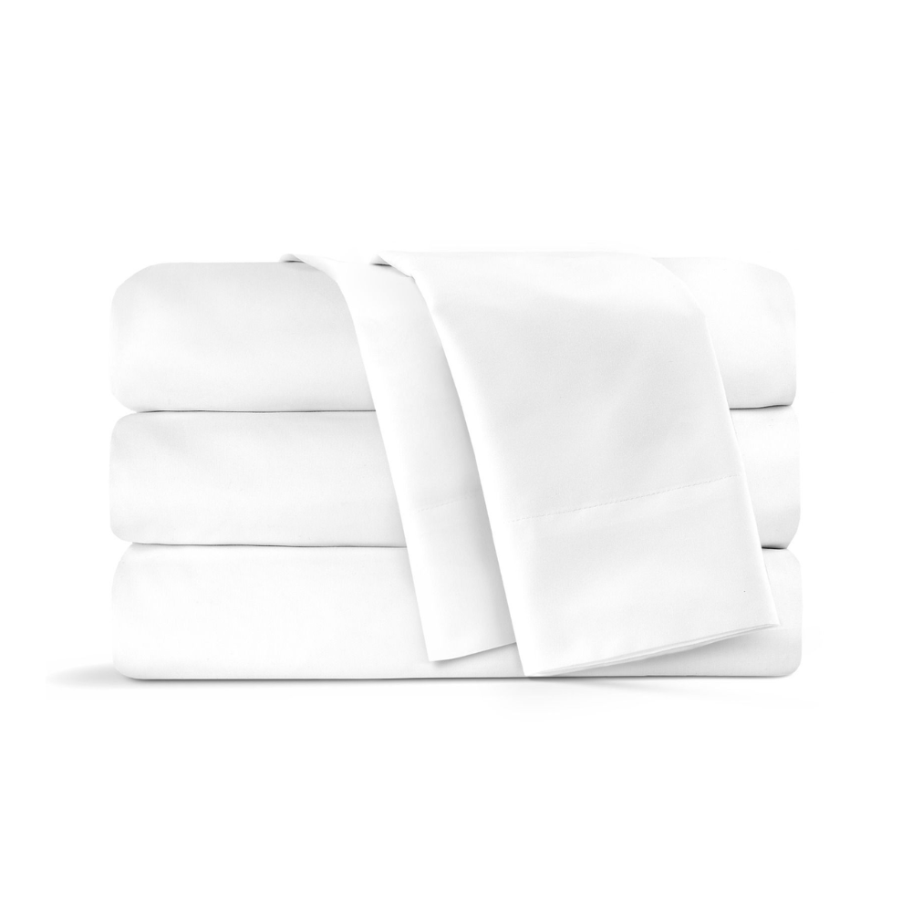Luxury 400 thread count queen duvet cover in long-staple cotton sateen, silky soft with secure envelope closure for hotels and resorts.