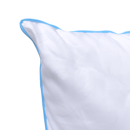 Experience ultimate relaxation with this affordable king-size memory foam pillow, crafted for superior comfort and support. Featuring anti-allergy properties and elegant blue piping, it’s perfect for dorm rooms or budget-friendly homes seeking premium sleep solutions.