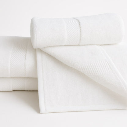 Cotton bath towel combo, soft linens for hotels, Airbnb, and guest room use