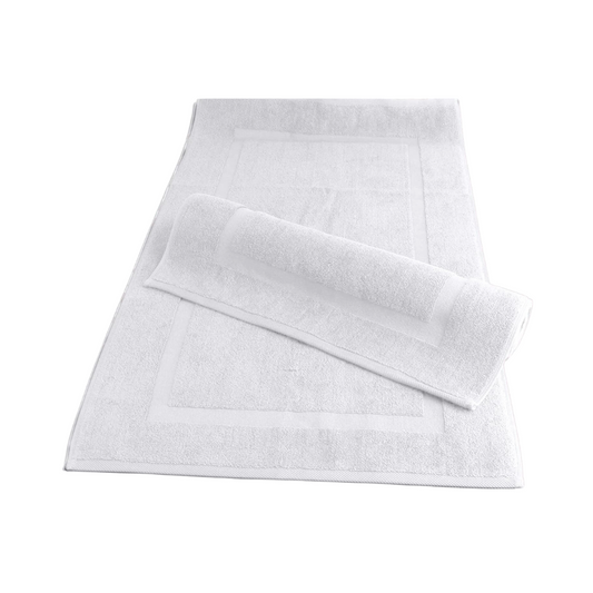 100% cotton bath mat, soft and absorbent, designed for durability and bulk supply to hotels, resorts, and spas. 