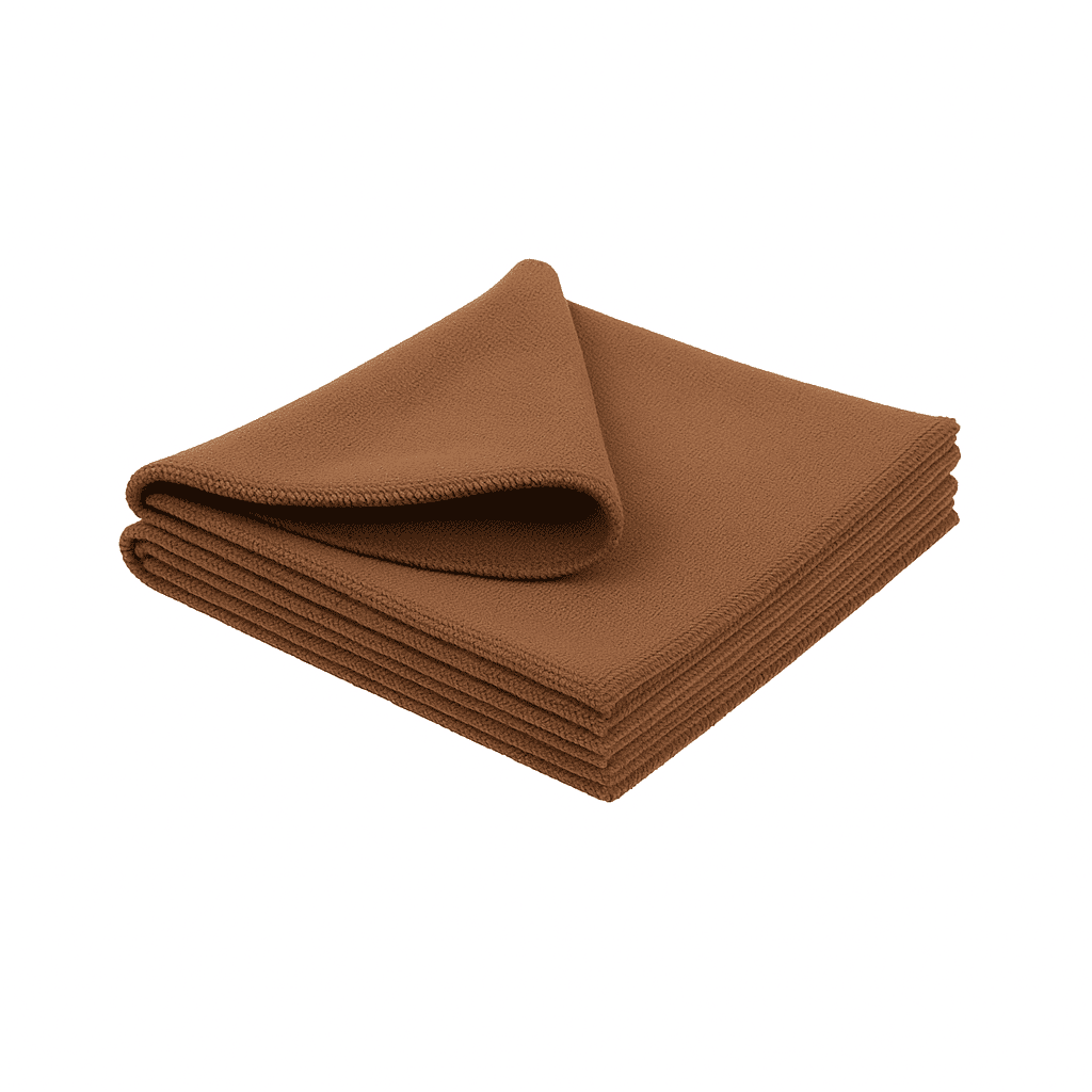 Professional 300 GSM microfiber cloths, 14×14, reusable and lint-free for hotel housekeeping operations