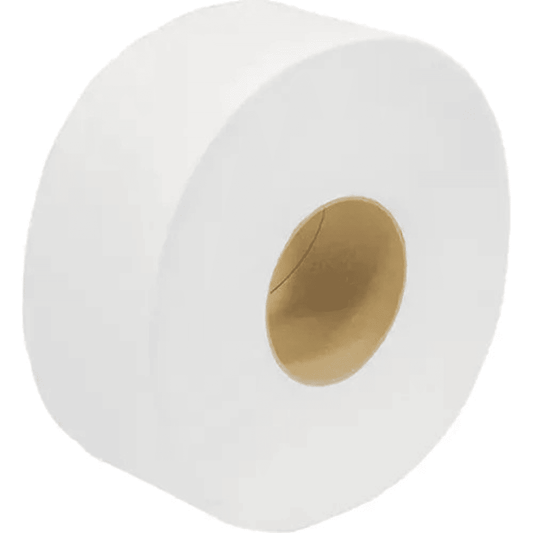 Bulk jumbo toilet paper roll, 550–1 000 ft, absorbent and durable for high‑traffic restaurant and commercial restrooms