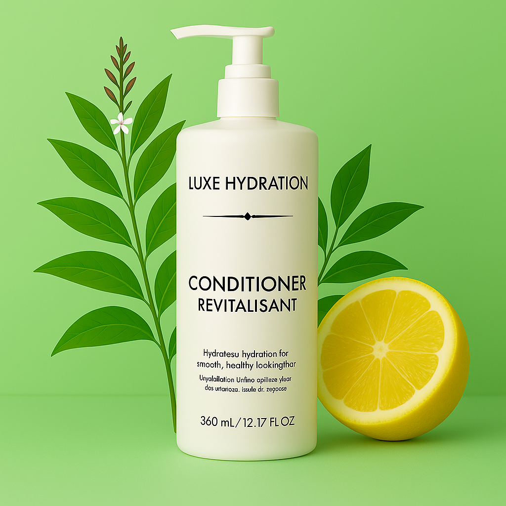 360ml Lemon Verbena conditioner for hotels and resorts, with light hydration and refreshing lemon verbena scent.