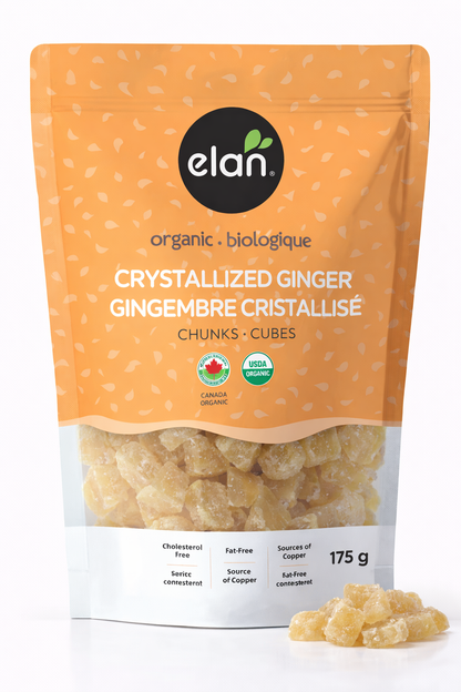 Crystallized ginger bulk wholesale, sweet spice snack for hotels, cafés, and hospitality use