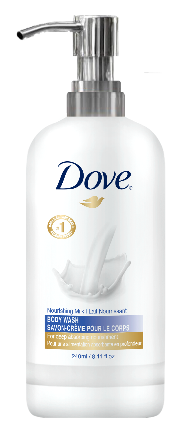 Dove body wash bulk wholesale, moisturizing formula, ideal for hotels, guest bathrooms, and hospitality use