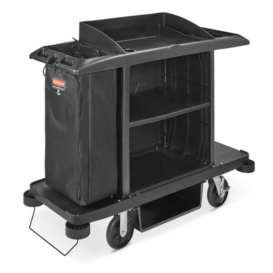 Large Housekeeping Trolleys for efficient hospitality cleaning- Available at  Canadian Hotel Supplies- Order now!