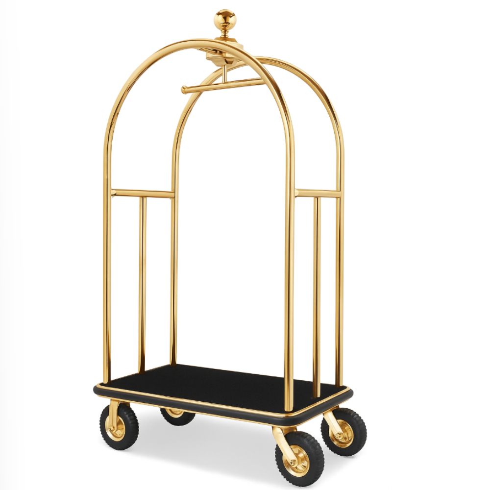 Cleaning cart, durable rolling trolley for organizing supplies in hotels, offices, and facilities