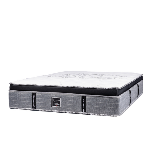 Modern comfort mattress, crafted for hospitality excellence with plush layers and edge-to-edge support. Perfect for luxury guest rooms.