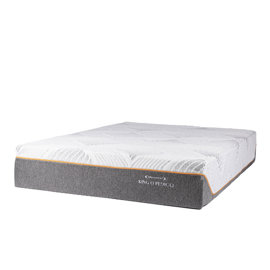 Hybrid mattress with breathable construction that fosters optimal airflow, designed for hotel comfort and support in hospitality settings. Available at Canadian Hotel Supplies 