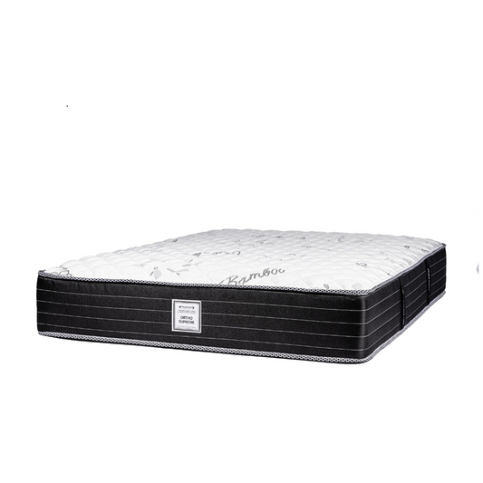 Orthopedic Mattress with bamboo quilted top, designed for firm support and luxury comfort. Perfect for hotels. Available at Canadian Hotel Supplies
