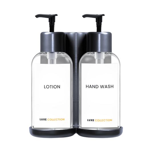 affordable amenities holder for hotel and Airbnb bathrooms, designed to organize guest toiletries and with locking system 