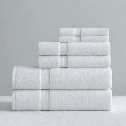 Bathroom towel linen pack, cotton set for hotels, spas, and guest bathroom supply