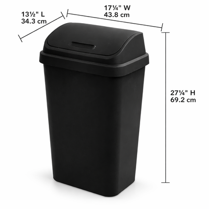 Commercial trash bin bulk, sturdy waste container for hotels, offices, and facility management use